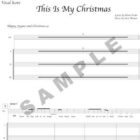 This Is My Christmas - Vocal Score